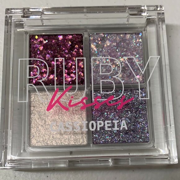 Ruby Kiss Glitter Gem Eye Shadow Palette #GGP03 Cassiopeia Eyeshadow Palette - Picture 5 of 13